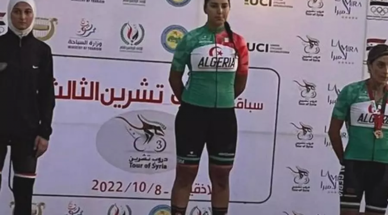 Tour de Syrie 2022 (contre-la-montre) : Victoire de Nesrine Houili, 3e place pour Nehari