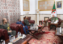 Le Général d’Armée Chanegriha reçoit le co-président de la Commission mixte algéro-émiratie chargée de la coopération militaire