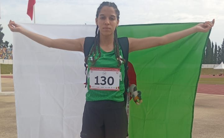 Championnats arabes juniors d’athlétisme : Médaille d&rsquo;argent pour Guessoum Fatma Zohra au 5000m marche