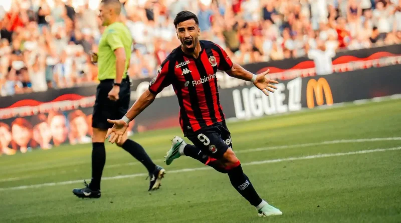 Ligue 1 française : Amoura sort de sa disette et offre à Nice son premier succès