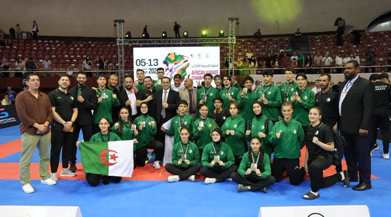 Championnats d&rsquo;Afrique de karaté : 29 médailles et 7 titres continentaux pour l’Algérie