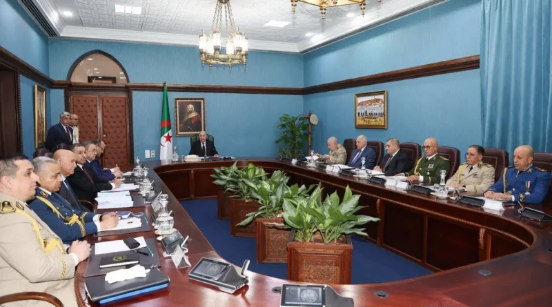 le président Tebboune réunit le Haut Conseil de sécurité